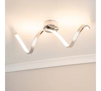 ValueLights | Chrome Single Twist Ceiling Light Integrated LED Living Room Light Fitting - IP44 Bathroom | Bathroom, Home Décor & Improvement Essential