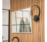 ValueLights Infinity Matte Black Loop Integrated LED Wall Lamp Light ValueLights Black