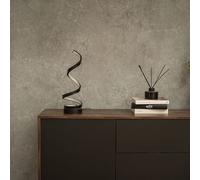 ValueLights | Matt Black Twist Table Lamp with Integrated LED Touch Button | Table Lamps, Home Décor & Improvement Essential