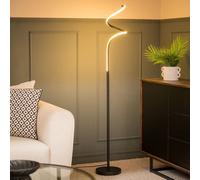 ValueLights | Matt Black Single Spiral Twist Floor Lamp | Floor Lamps & Torchieres, Home Décor & Improvement Essential