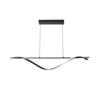 ValueLights | Infinity Matte Black Twist Drop Bar LED Ceiling Pendant Light