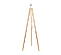 ValueLights Jackson Natural Wooden Tripod Floor Lamp Base ValueLights Natural