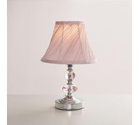 Jaigier Pair of Silver Table Lamps Touch On/Off Dimmable ValueLights Silver One Size