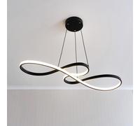 ValueLights Jas LED Adjustable Pendant Light - Black