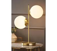 ValueLights Jas Modern Gold Table Lamp With Frosted Glass Globe Shades ValueLights Gold