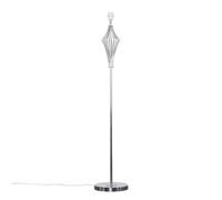 MiniSun | Modern Polished Chrome Metal Wire Geometric Diamond Design Floor Lamp Base | Floor Lamps & Torchieres, Home Décor & Improvement Essential