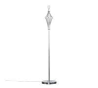 MiniSun | Modern Polished Chrome Metal Wire Geometric Diamond Design Floor Lamp Base | Floor Lamps & Torchieres, Home Décor & Improvement Essential