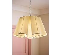 ValueLights Jemima Pleated Scalloped Easy Fit Lamp Shade in Cream ValueLights Cream