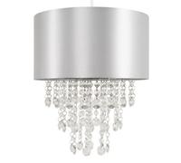 Valuelights Jesmond Grey Ceiling Shade And Bulb (D)32Cm