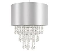 Valuelights Jesmond Grey Ceiling Shade And Bulb (D)32Cm