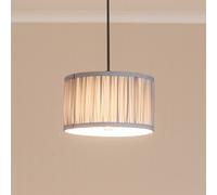 ValueLights | Small Easy Fit Powder Blue Ruched Pleated Drum Light Shade Living Room Bedroom Hallway Lampshade | Shades, Home Décor & Improvement Essential | 250mm Shade Width