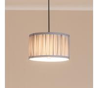 ValueLights | Small Easy Fit Powder Blue Ruched Pleated Drum Light Shade Living Room Bedroom Hallway Lampshade | Shades, Home Décor & Improvement Essential | 250mm Shade Width