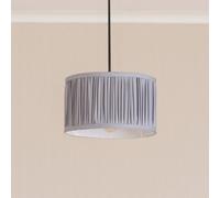 ValueLights | Small Easy Fit Powder Blue Ruched Pleated Drum Light Shade Living Room Bedroom Hallway Lampshade | Shades, Home Décor & Improvement Essential | 250mm Shade Width