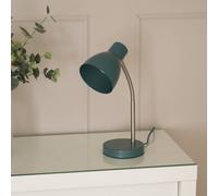 ValueLights | Teal Adjustable Flexi Neck Desk Lamp Reading Light | Table Lamps, Home Décor & Improvement Essential