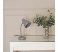 ValueLights | Grey Adjustable Flexi Neck Desk Lamp Reading Light | Table Lamps, Home Décor & Improvement Essential