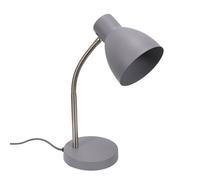 Valuelights Keela Grey Adjustable Flexi Neck Desk Lamp Task Reading Light For Living Room Office