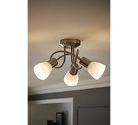 Valuelights Kololi 3 Way Silver Ceiling Bar Light Silver