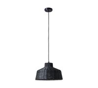 Kora Black Ceiling Pendant Light Shad with LED Filament Bulb ValueLights Black One Size