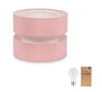 ValueLights | Large Blush Pink 2 Tier Pendant Drum Lampshade | Lamp Shades, Home Décor & Improvement Essential