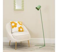 Valuelights Lark Sage Green Metal Task Slimline Floor Lamp