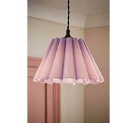 Valuelights Lauren Lilac Fabric Pleated Scallop Edge Tapered Ceiling Floor Table Lamp Shade (D)25Cm