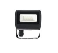Valuelights Led 10W Ip65 Black Outdoor Garden Flood Wall Light In Cool White