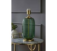 ValueLights | Forest Green Glass and Gold Detail Table Lamp Base | Table Lamps, Home Décor & Improvement Essential