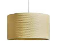 Valuelights Leno Modern Natural Ochre Woven Rope Cylinder Ceiling Table Lamp Drum Light Shade (D)45Cm