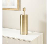 ValueLights Lexy Antique Brass Touch Table Lamp Base - Size: 42 x 12 x 12cm - Gold - Wilko