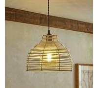 Valuelights Lobster Pot Cream Weave Basket Ceiling Lamp Shade