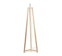Valuelights Lottie Wooden Free Standing Tripod Floor Lamp Base In Natural Natural One Size