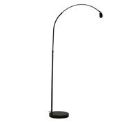 ValueLights | Black Metal Arched Stem Curved Arm Floor Lamp Base for Living Room Lounge | Floor Lamps, Home Décor & Improvement Essential