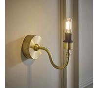 Valuelights Lowe Brushed Gold Metal Portable Rechargeable Wall Light Base Only