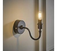 Valuelights Lowe Matte Black Metal Portable Rechargeable Wall Light Base Only