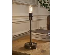 Valuelights Lowe Metal Portable Rechargeable Table Lamp Base Only In Bronze Bronze