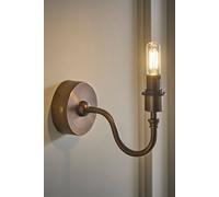 Valuelights Lowe Brushed Brass Metal Portable Rechargeable Wall Light Base Only