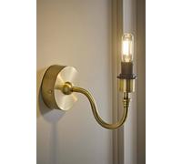 Valuelights Lowe Brushed Gold Metal Portable Rechargeable Wall Light Base Only