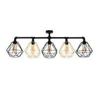 Luiggi Black Ceiling Bar Light ValueLights Black One Size