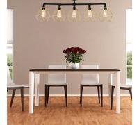 Luiggi Black Ceiling Bar Light ValueLights Black One Size