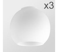 ValueLights Lyon 3 Pack White Ceiling Pendant Shade ValueLights White