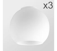 Valuelights Lyon 3 Pack White Ceiling Pendant Shade White