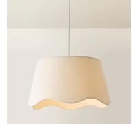 ValueLights | Mabel Large Natural Scallop Edge Linen Lamp Shade | Shades, Home Décor & Improvement Essential