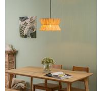 Valuelights Maddie Handmade Natural Paper Rope Easy Fit Ceiling Light Shade (D)38Cm