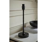 Valuelights Maeve Matte Black Bobbin Bobbled Metal Table Lamp Base