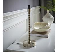 Valuelights Maeve Brushed Chrome Bobbin Bobbled Metal Table Lamp Base