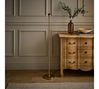 ValueLights Maeve Bobbin Bobbled Metal Floor Lamp Base in Gold ValueLights Gold