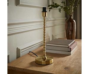 Valuelights Maeve Brushed Gold Bobbin Bobbled Metal Table Lamp Base