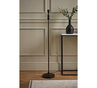 Valuelights Maggie Metal Candlestick Slim Floor Lamp Base In Black Black