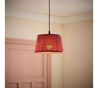 ValueLights | Malina Double Pink Small Pleated Tapered Easy Fit Lamp Shade (D) 25cm | Lamp Shades, Home Décor & Improvement Essential