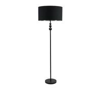 ValueLights | Marissa Black Floor Lamp with Black & Chrome Inner Shade & Warm White Bulb | Floor Lamps, Home Décor & Improvement Essential